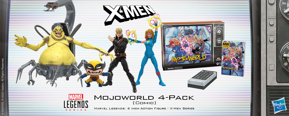 モジョーワールド 4パック マーベル・レジェンド X-MENシリーズ 6インチ・アクションフィギュア ハズブロ/ホットトイズ