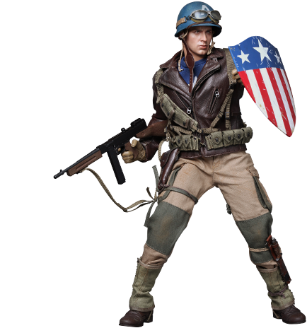 ホットトイズ キャプテンアメリカ 第二次世界大戦レスキュー版 アベンジャーキャプテンアメリカ