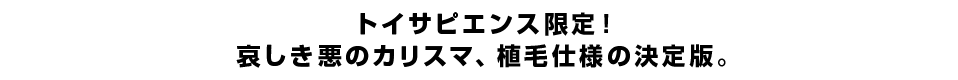 トイサピエンス限定！哀しき悪のカリスマ、植毛仕様の決定版。