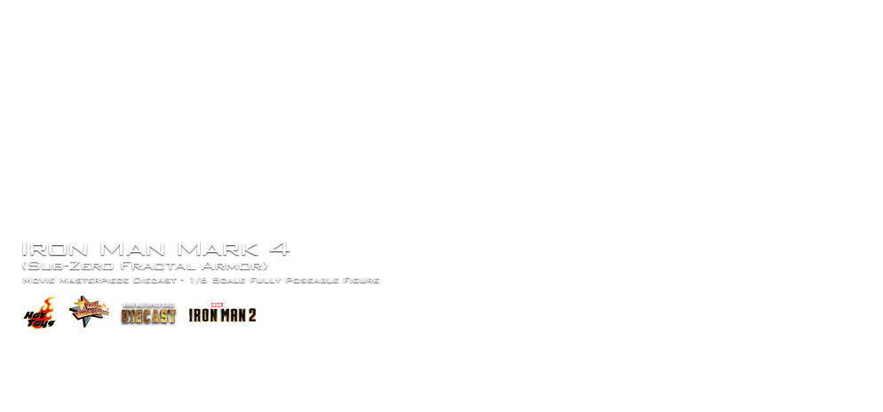 【ムービー・マスターピース DIECAST】『アイアンマン2』1/6スケールフィギュア　アイアンマン・マーク4（ホワイトプリズム・アーマー）